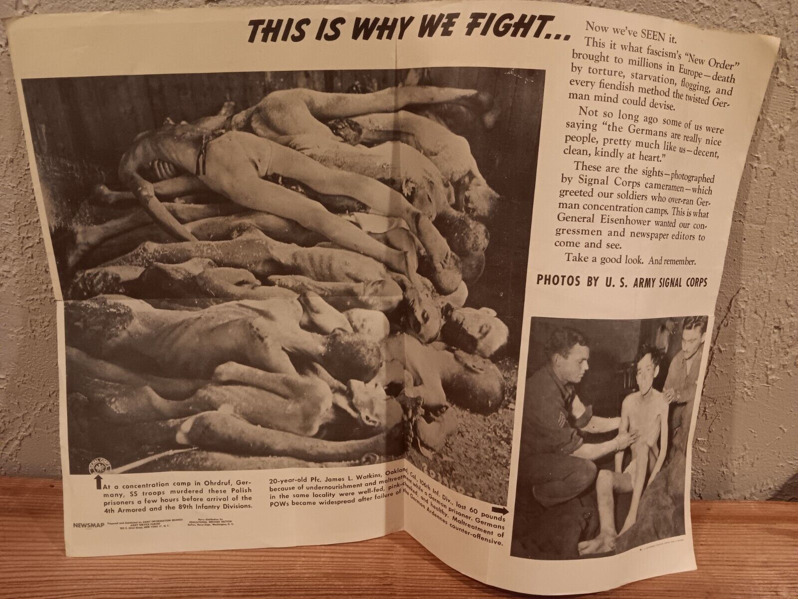 HUGE 21 May 1945 Vintage WW2 NEWSMAP 