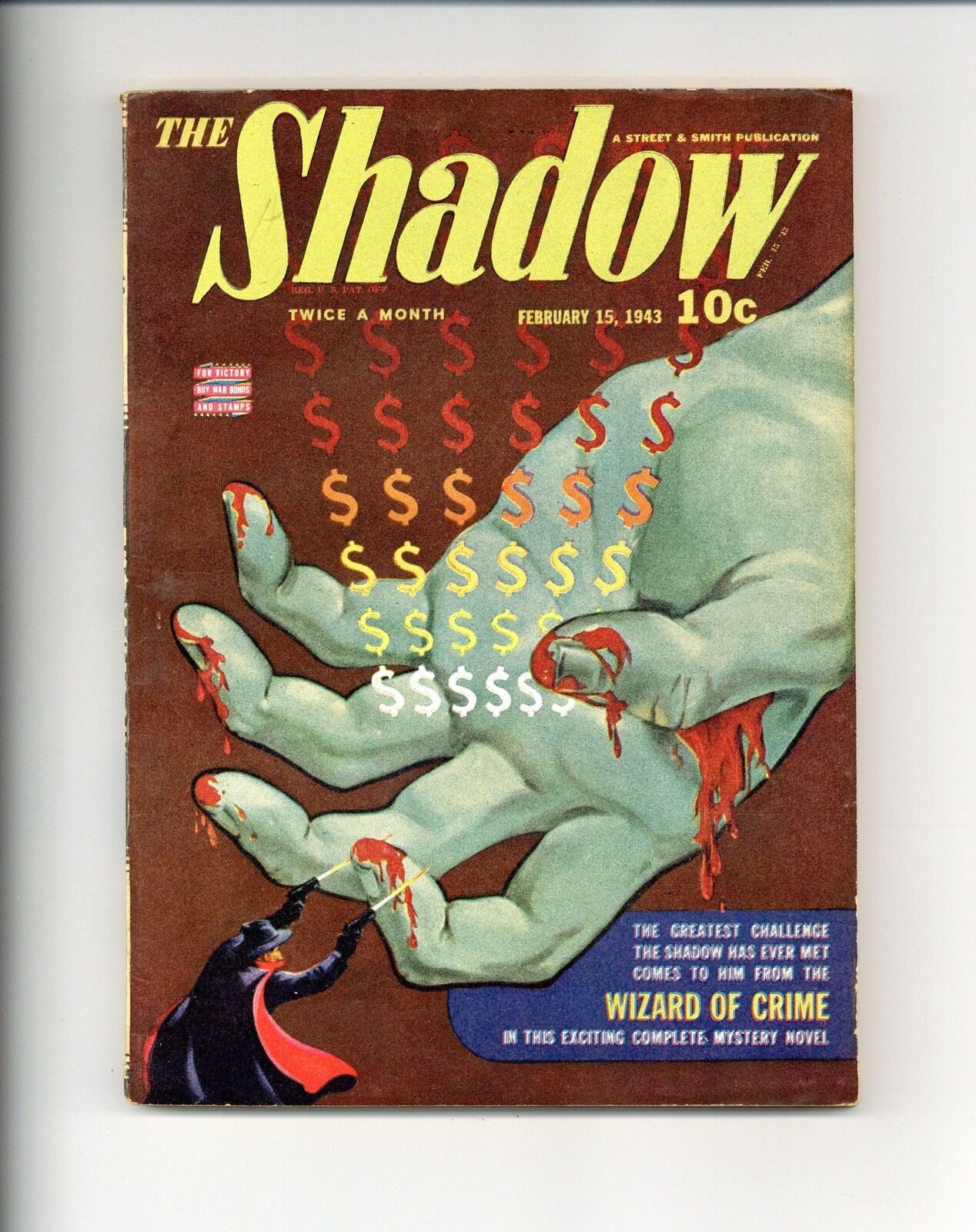 Shadow Pulp Feb 15 1943 Vol. 44 #6 FN