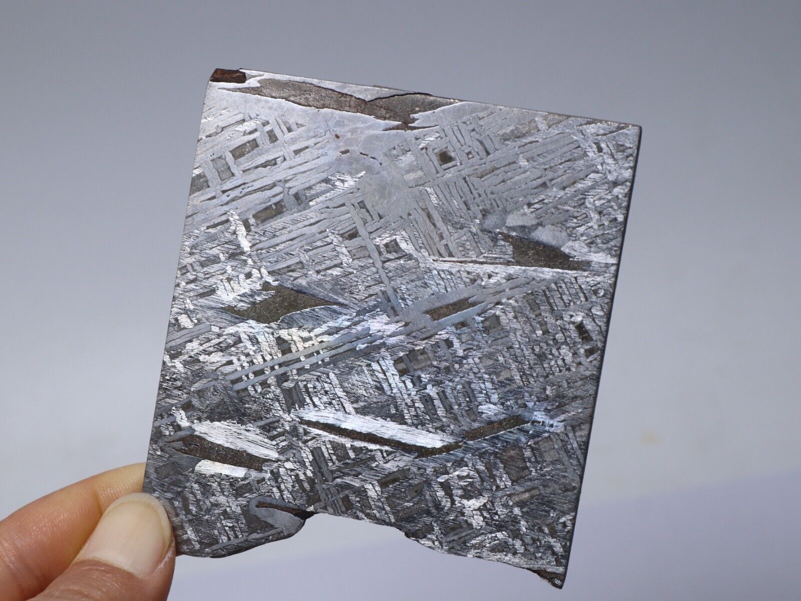 172g Meteorite specimen,Section of a nickel-iron meteorite ,Space gift B2830