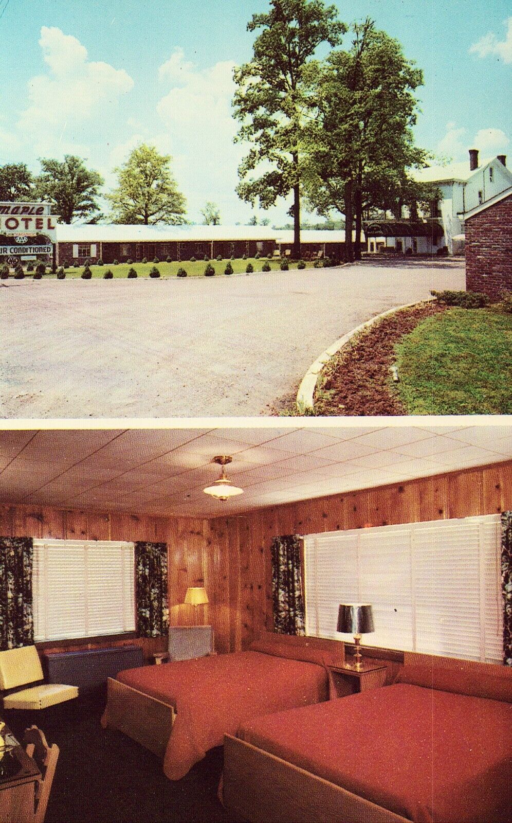 AAA Maple Motel - Nashville, Tennessee Vintage Postcard