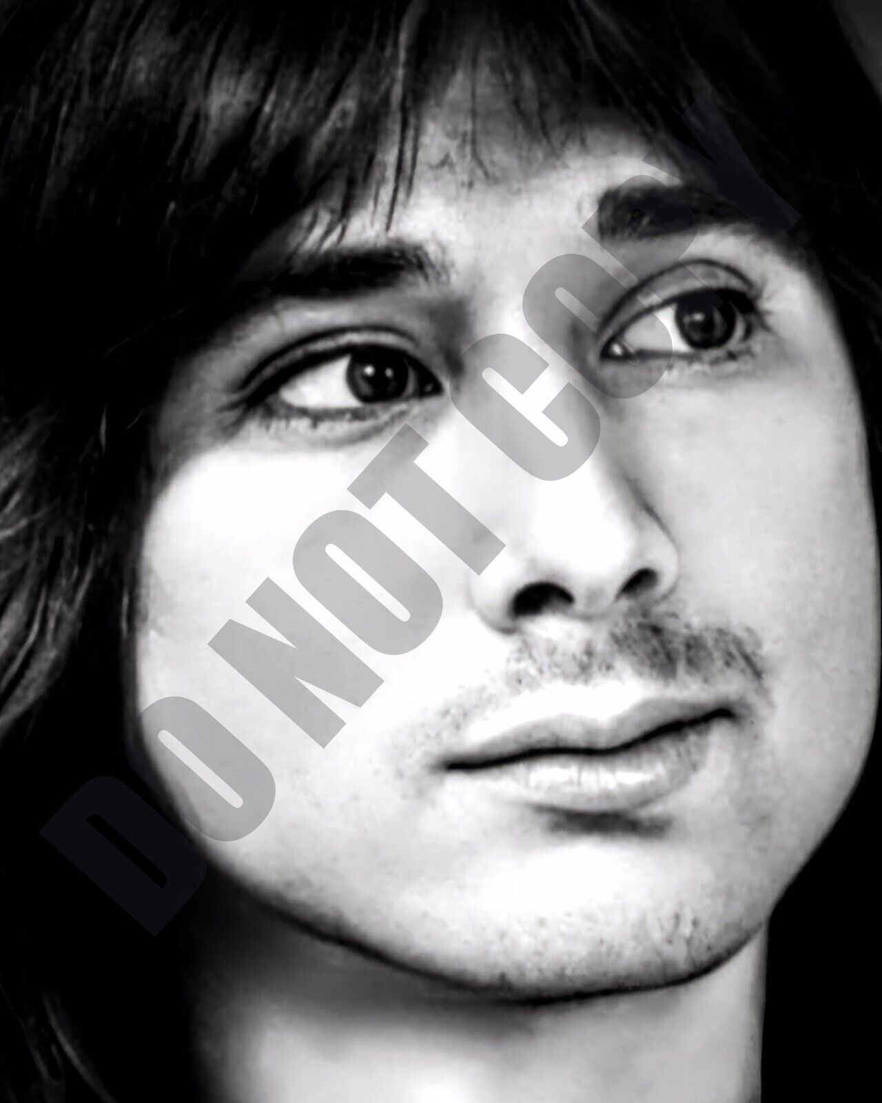 Close Up of a Young Steve Perry of Journey - D- 8x10 Photo
