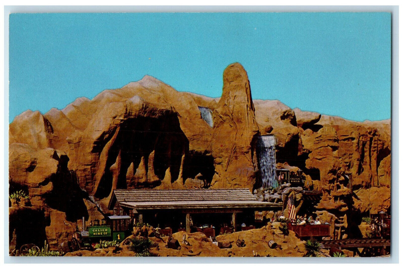 c1950\'s Knott\'s Berry Farm and Ghost Town Calico Mine Buena Park CA Postcard