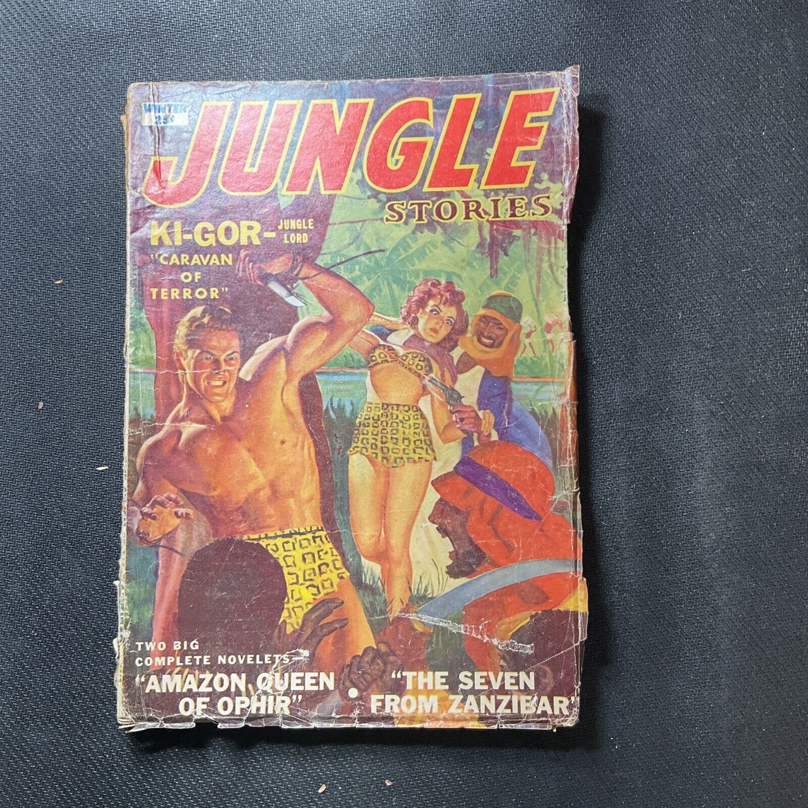 Jungle Stories 1952 Winter Volume 5 Issue 7 Pulp