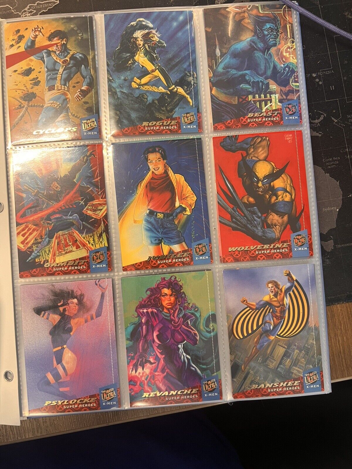 1994 Fleer Ultra X-Men Complete Set (150 Cards) (NR MT in Pages)