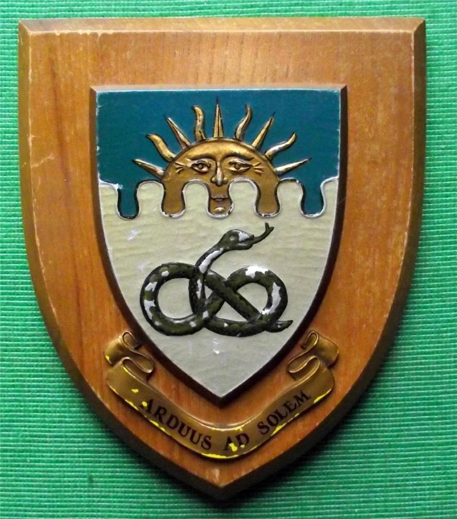 cir1960  University of Manchester College School University Crest Shield Plaque