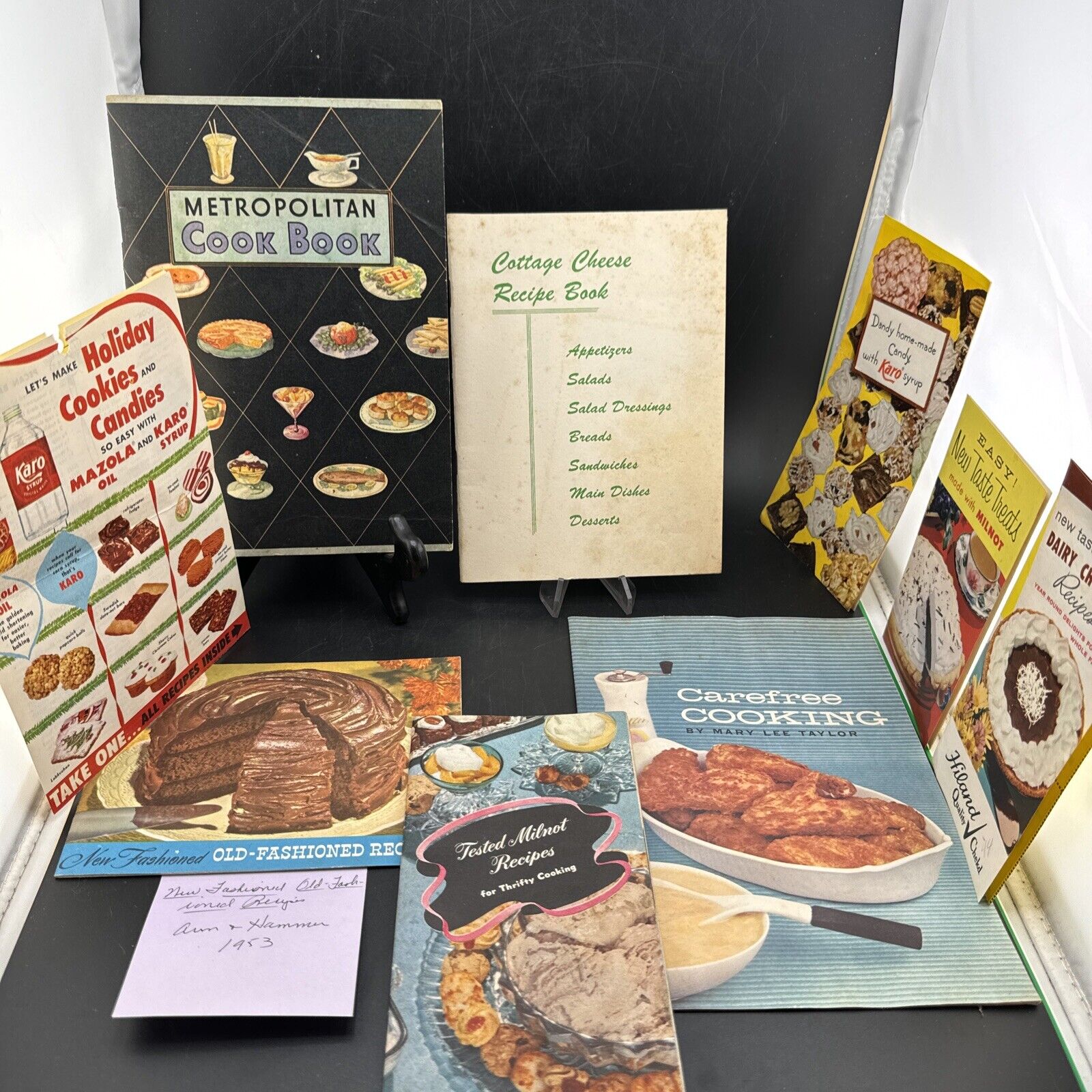 💥 Vintage 1950s Advertising Recipe Books 💥 Hiland, Milnot, Kari