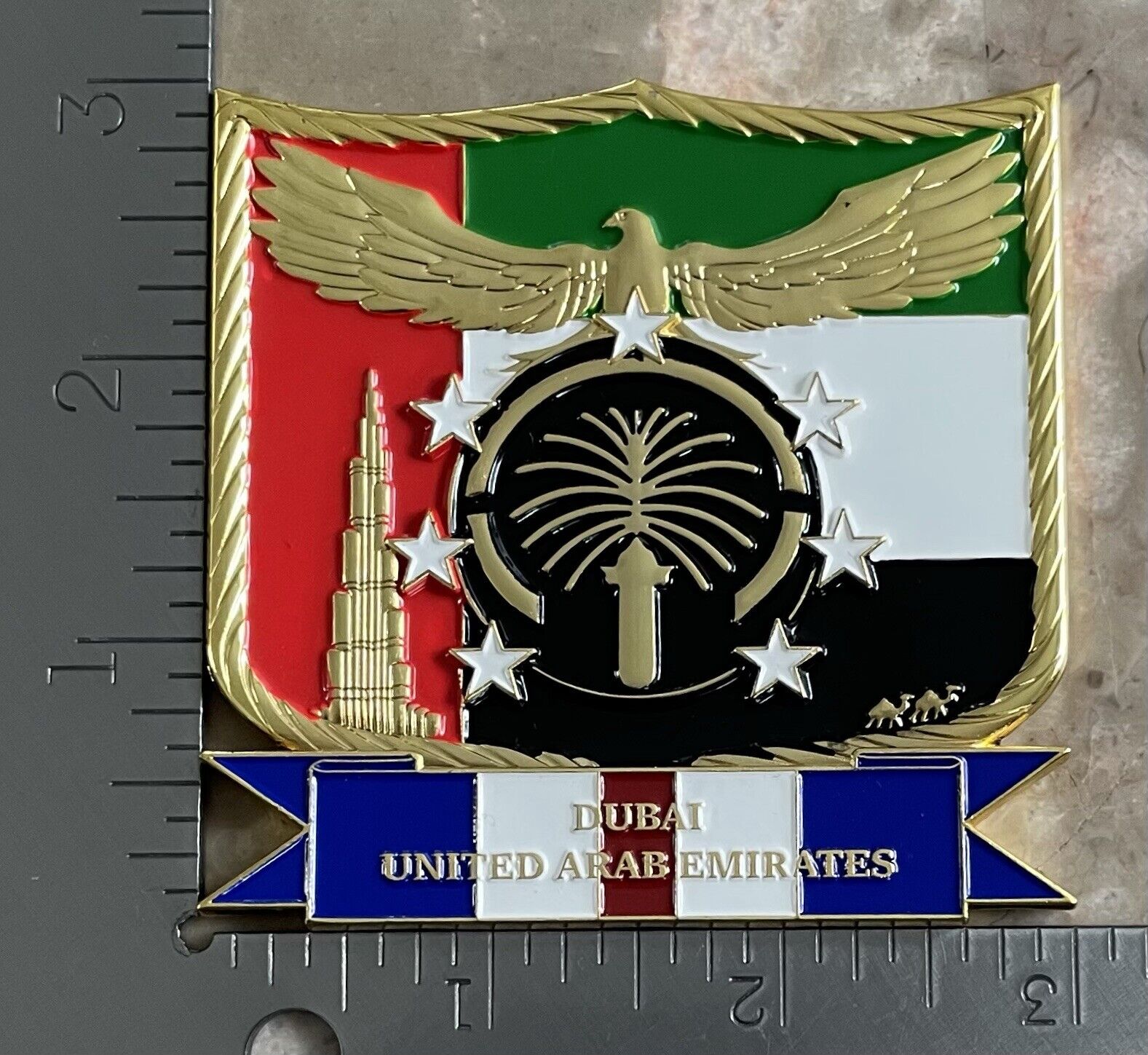 USMC, MSG DET, Marine Security Guard, Dubai UAE, Challenge Coin