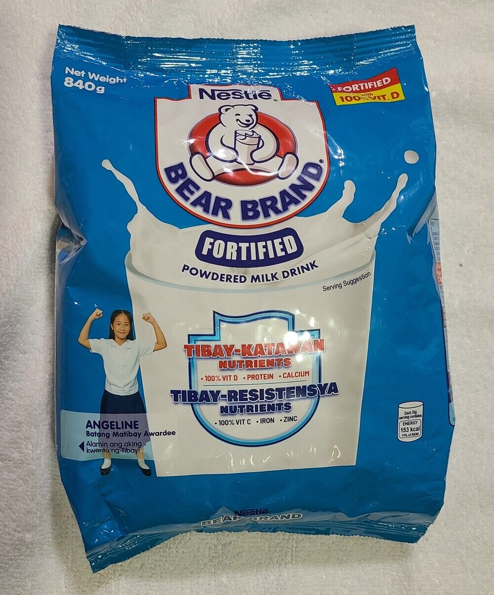 Bear Brand Fortified Powdered Milk 840 grams 