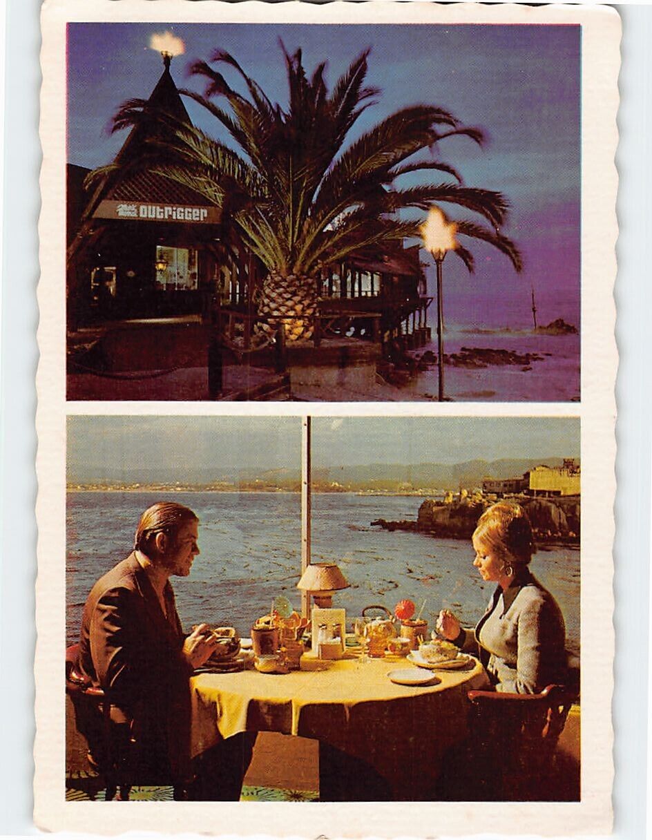 Postcard Mark Thomas' Outrigger, Monterey, California