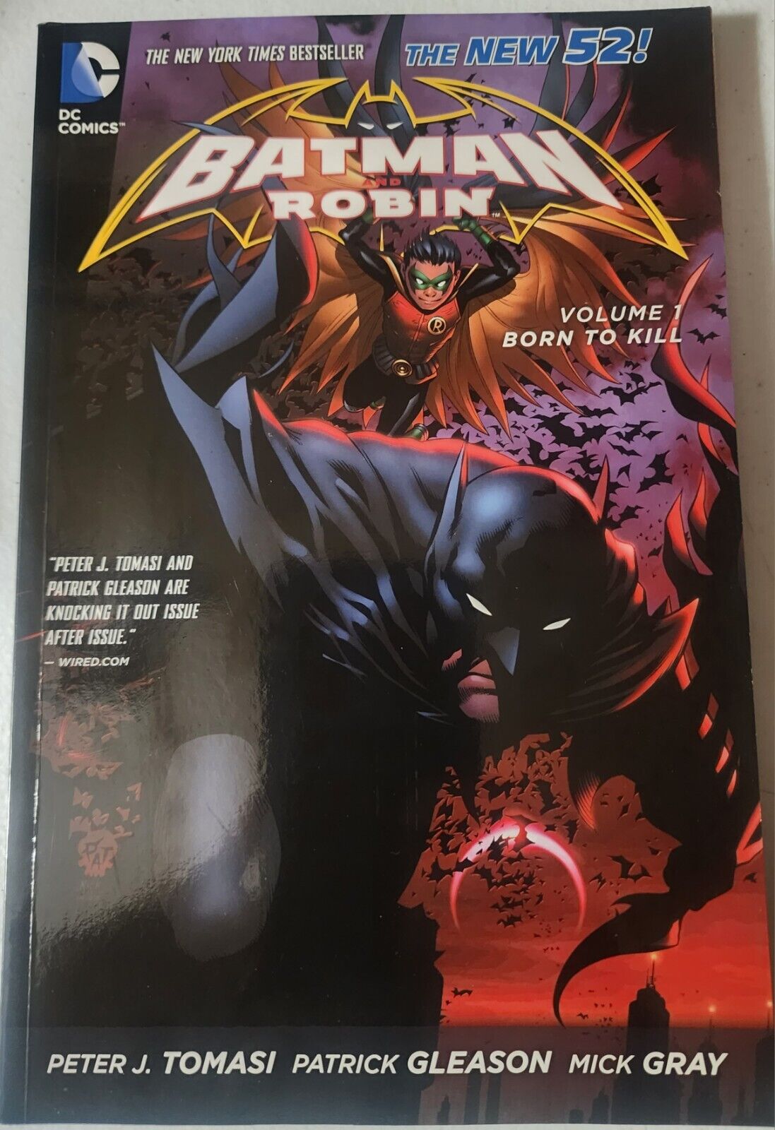 Batman and Robin Vol. 1 Born To Kill, By Peter J. Tomasi...(DC Comics,2013)