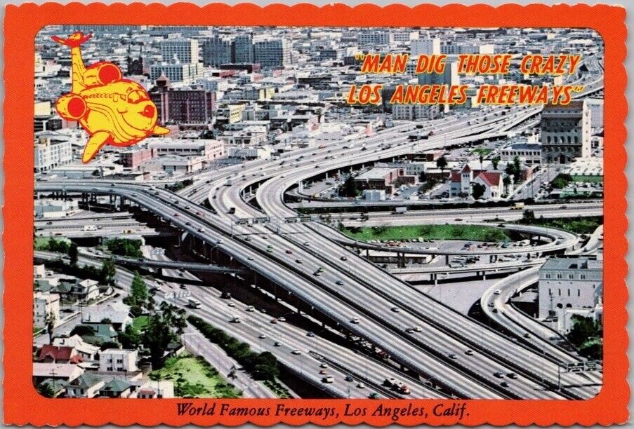 c1960s Los Angeles, California 4x6-inch Postcard \