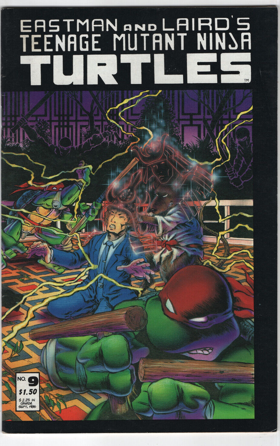 Teenage Mutant Ninja Turtles #9 1988 Mirage Studio Comics Eastman Laird TMNT