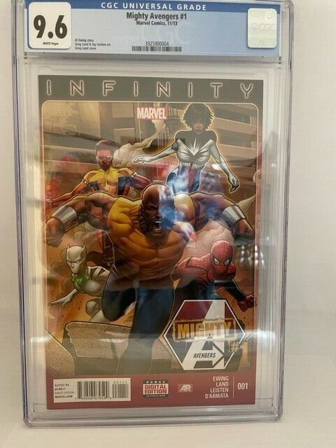 Mighty Avengers 1 CGC 9.6 White Pages