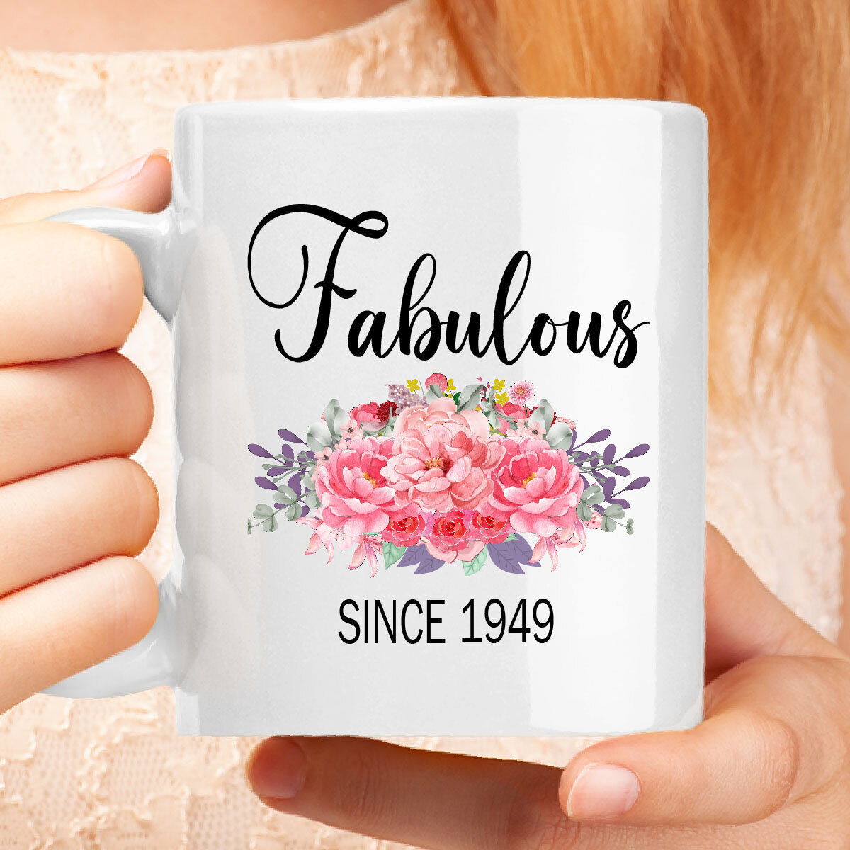 gifts for her birthday gift for 75 year old woman Fabulous since 1949 Coffee Mug
