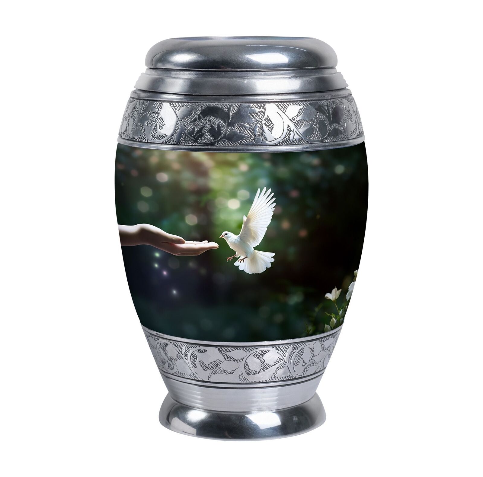 Peaceful Dove Eternity Memorial Cremation Urn for Loved Ones