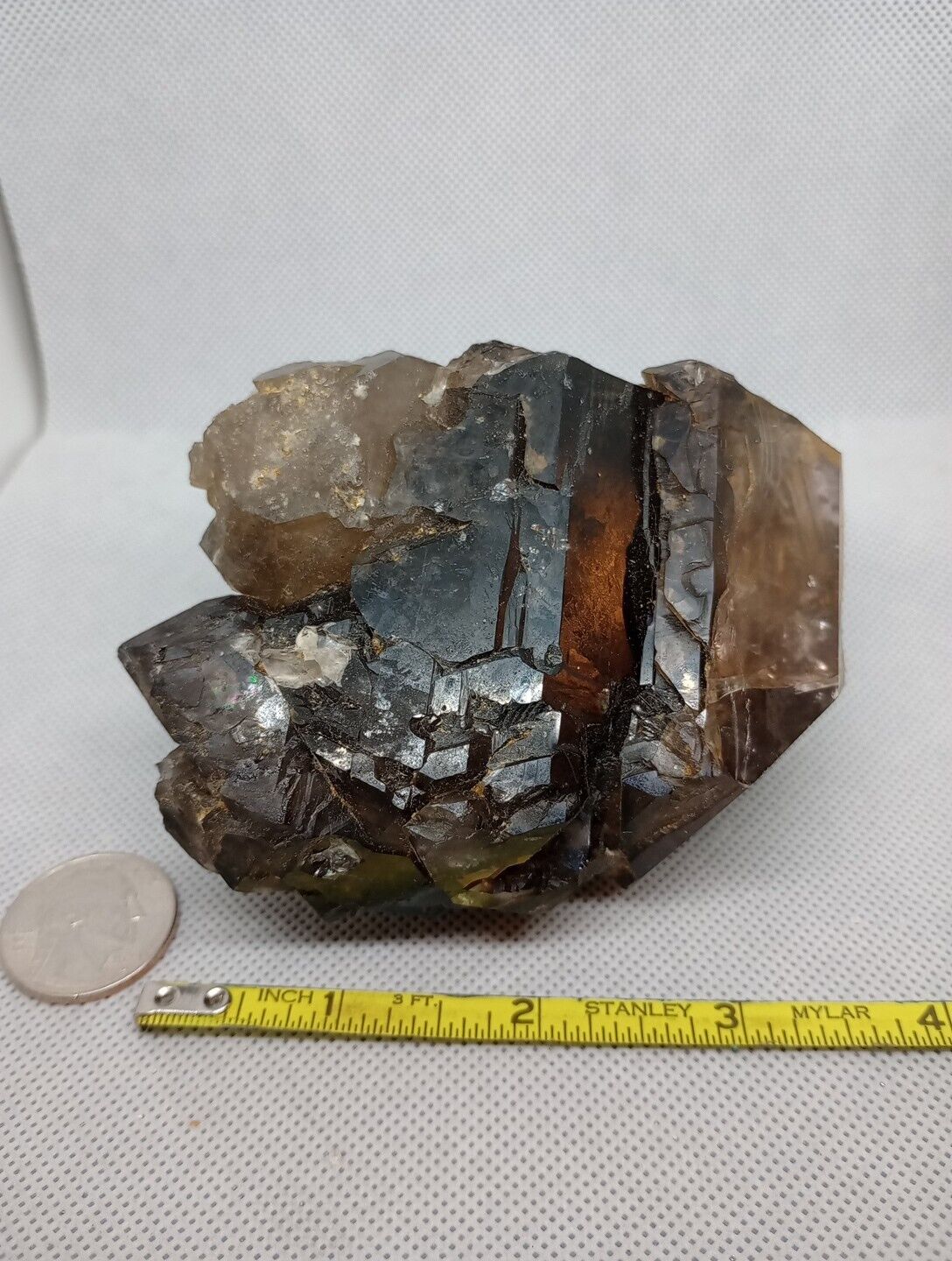 🔥Celestial Crystal 570GR Smokey Amethyst Hallelujah Junction  Mineral Rare 