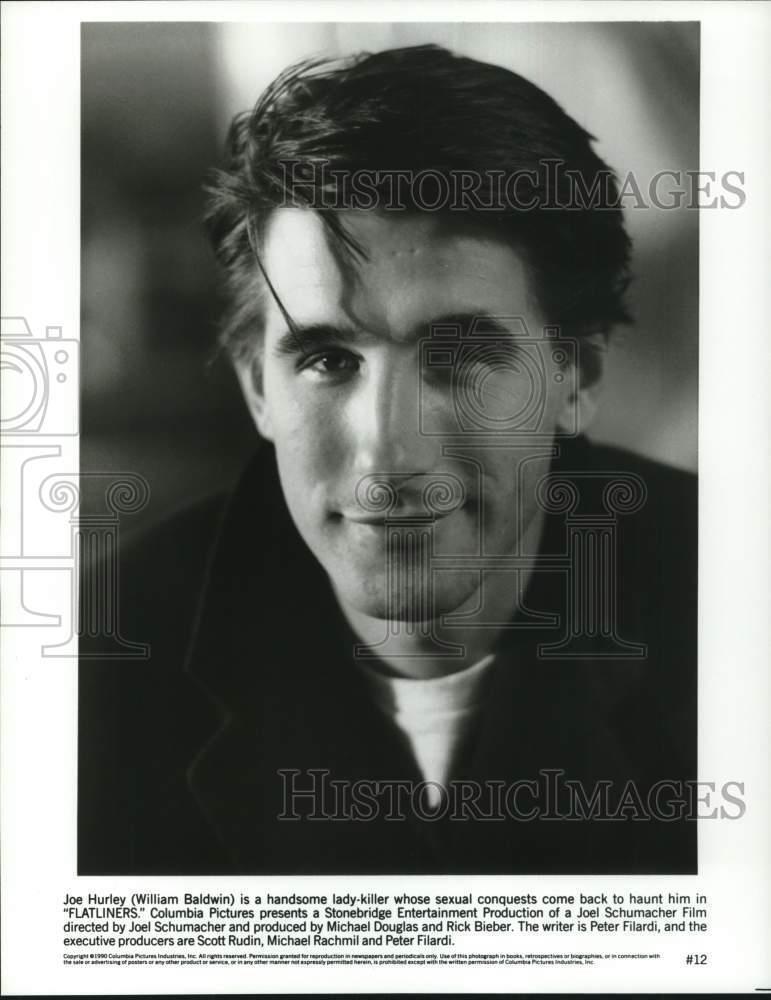1990 Press Photo Actor William Baldwin in \