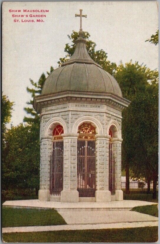 c1910s ST. LOUIS, Missouri Postcard Shaw's Garden 