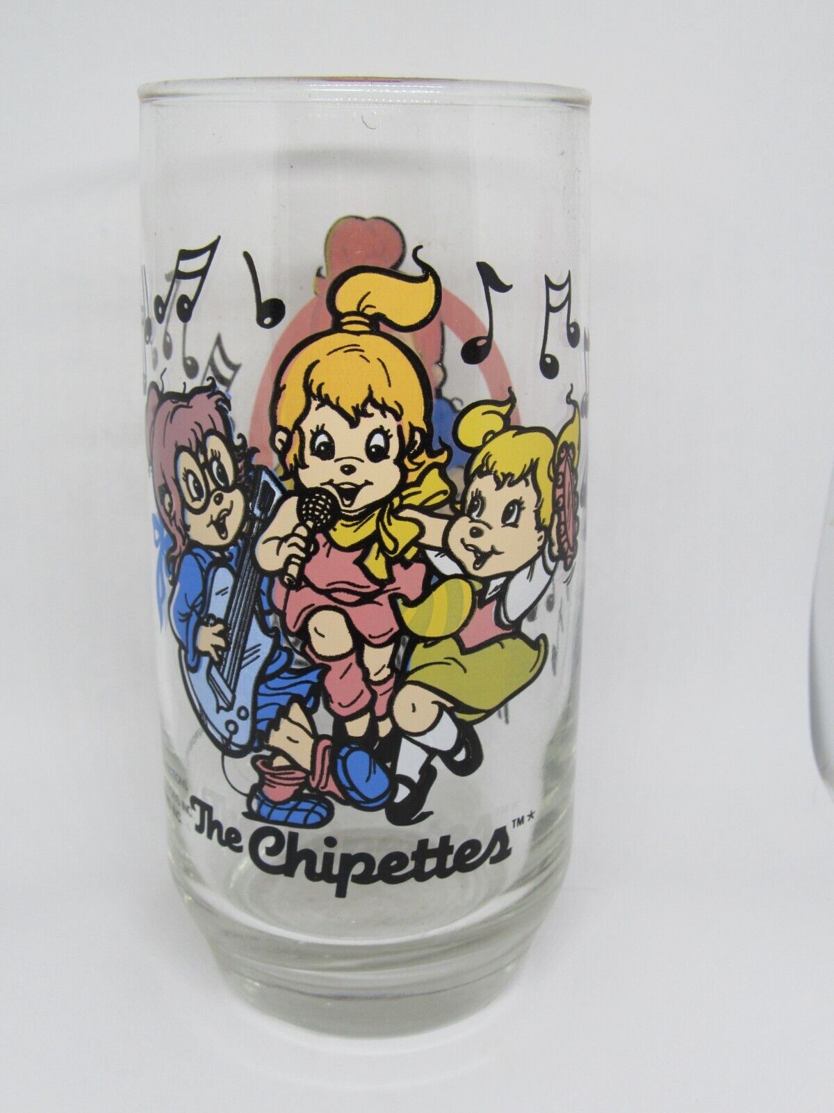 Vintage 1985 Alvin and the Chipmunks The Chipettes Glass Collectors