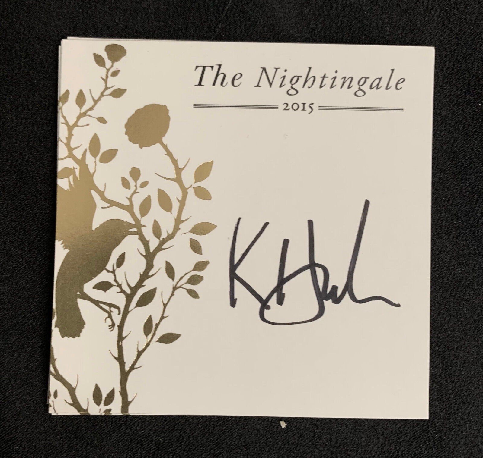 KRISTIN HANNAH AUTOGRAPHED BOOKPLATE hand signed AUTHOR The Nightingale