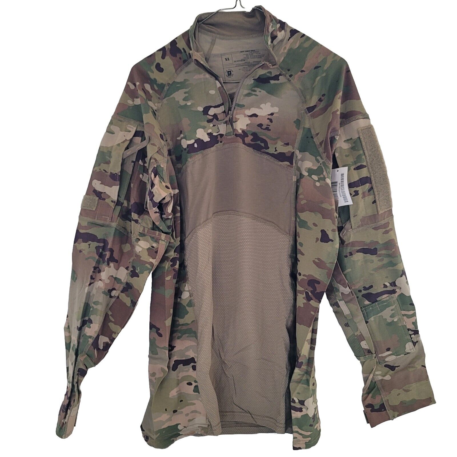 Army Combat Shirt OCP Men's XL Flame Resistant 1/4 Zip New