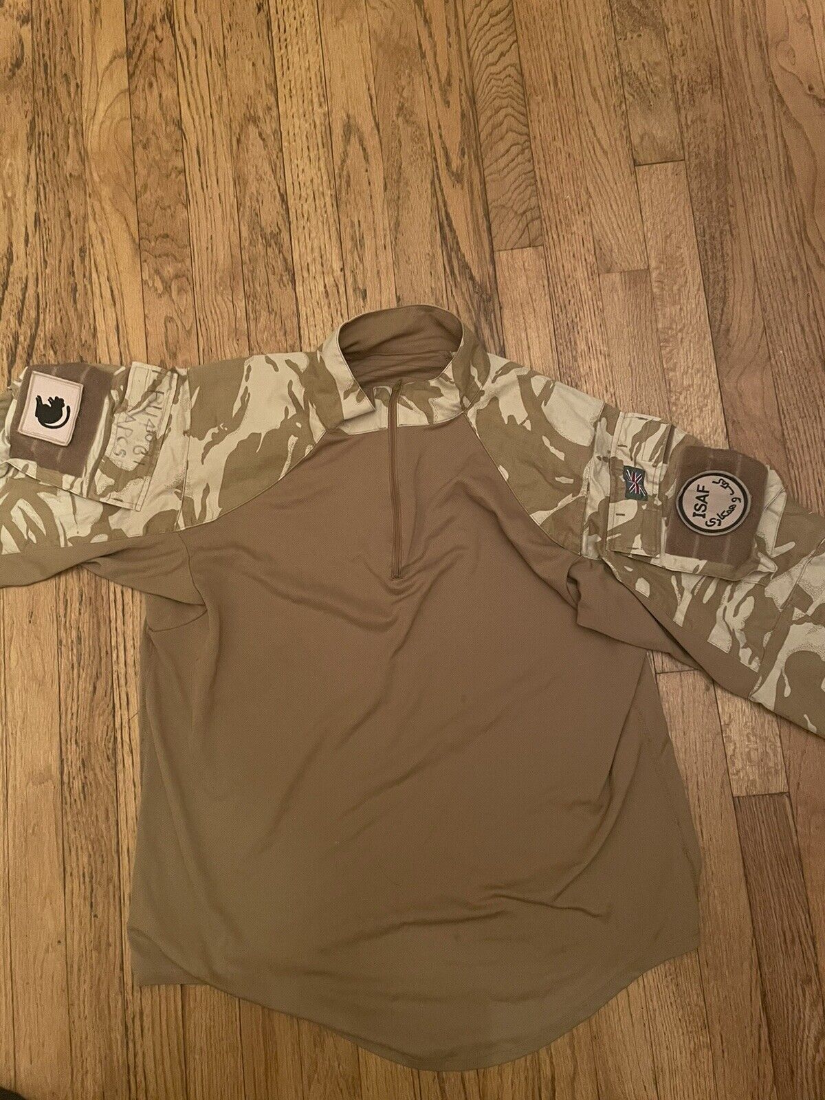 British Desert DPM Camo Combat Shirt With Original Patches