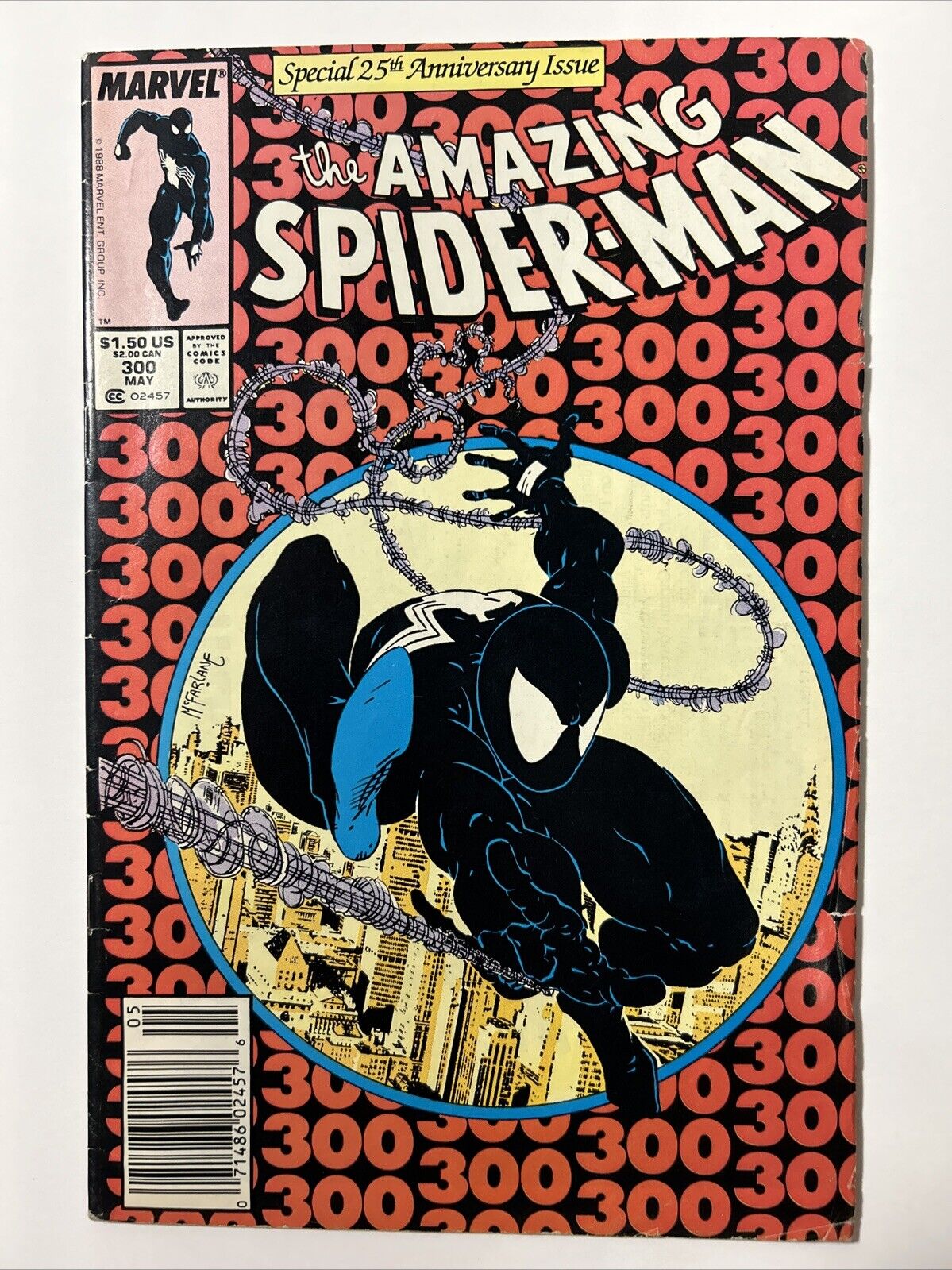 The Amazing Spider-Man #300 KEY 1st VENOM - NEWSSTAND Variant Marvel Comics MCU