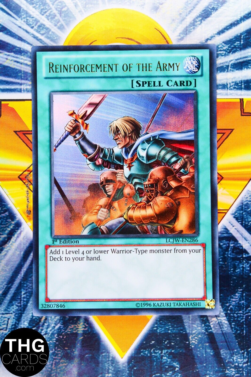 Reinforcement of the Army LCJW-EN286 1st Edition Ultra Rare Yugioh Card
