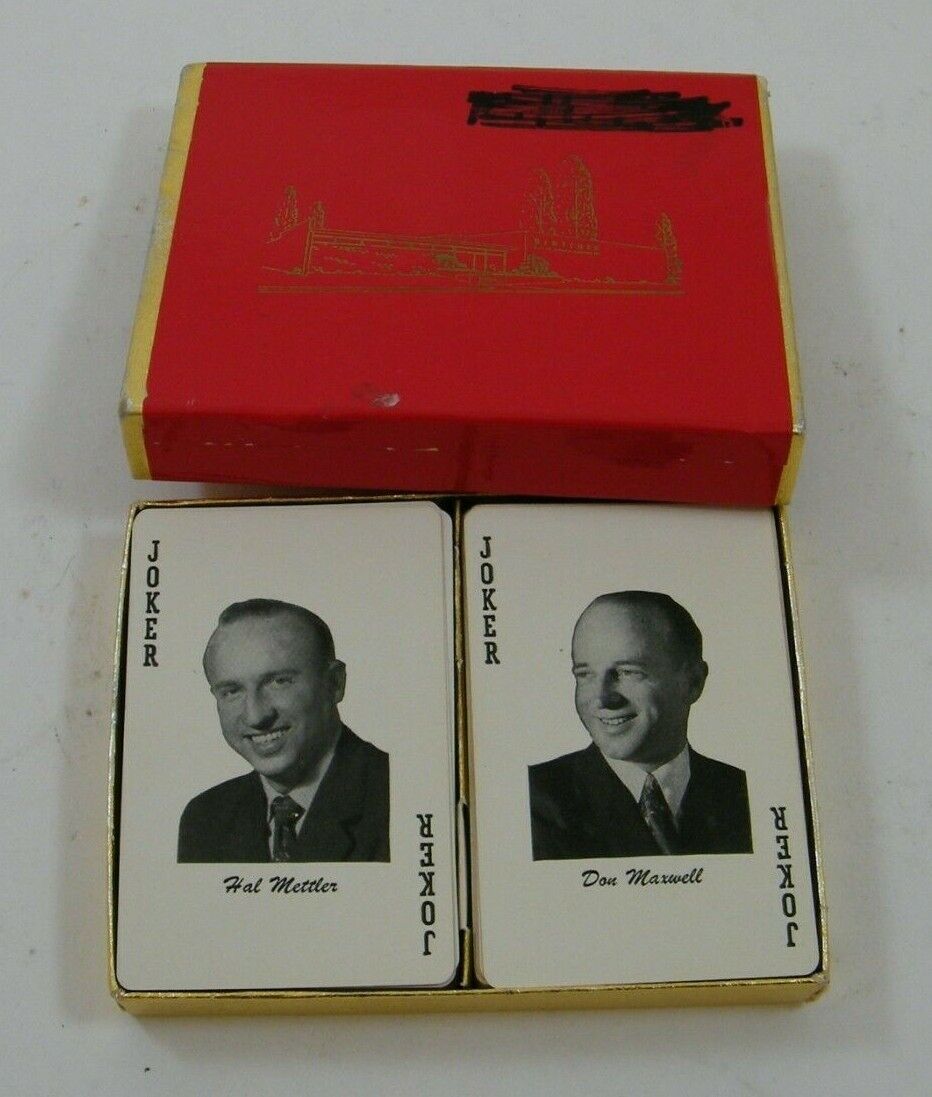 VINTAGE BIRTCHER ELECTRO SURGICAL EQUIPMENT PLAYING CARDS 2 SETS METTLER