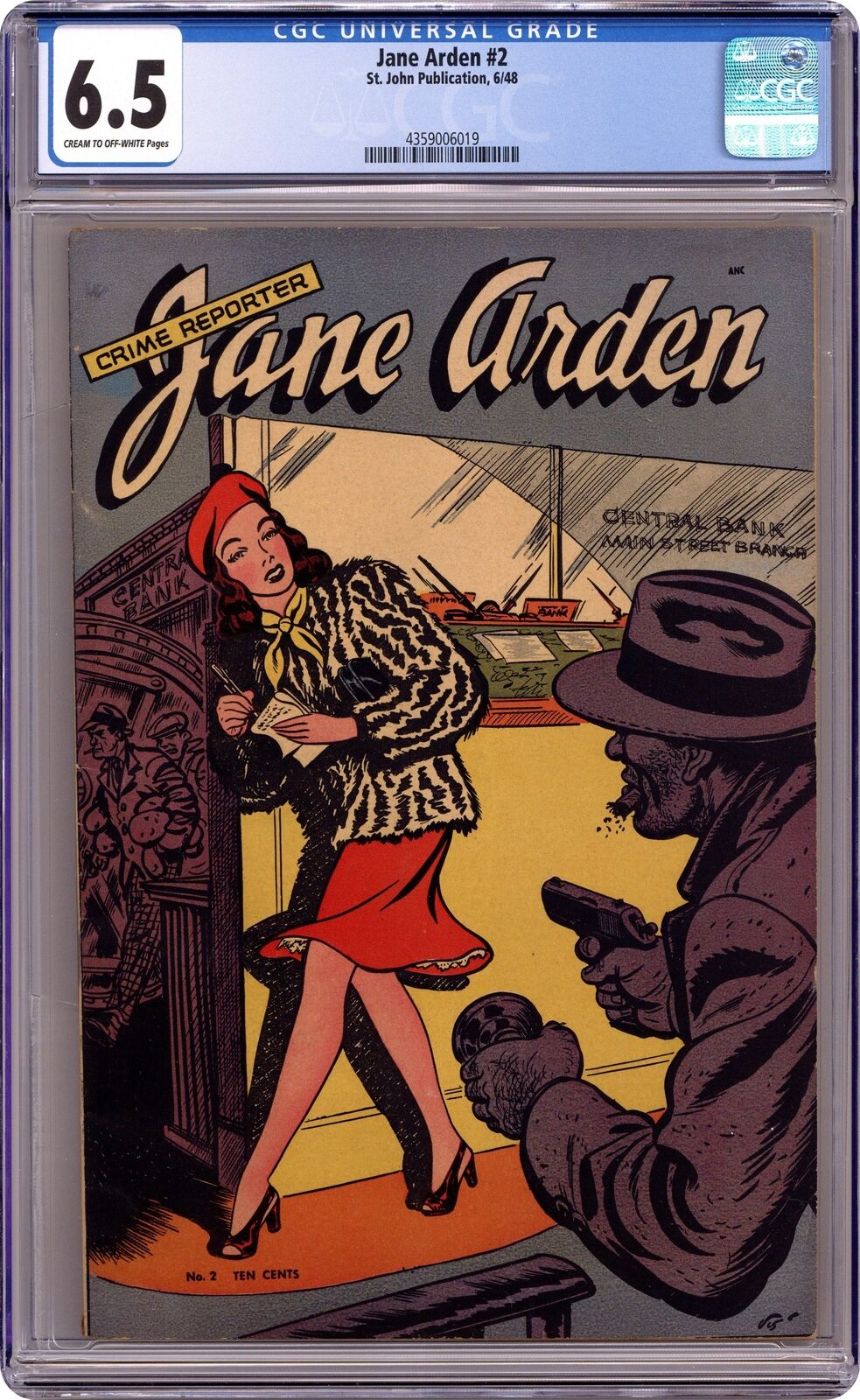 Jane Arden #2 CGC 6.5 1948 4359006019