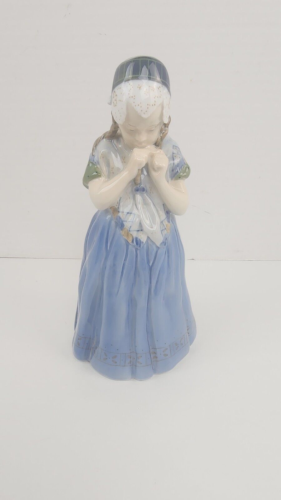 1969 Vintage Denmark Royal Copenhagen Porcelain Figurine Girl from Bornholm 1323