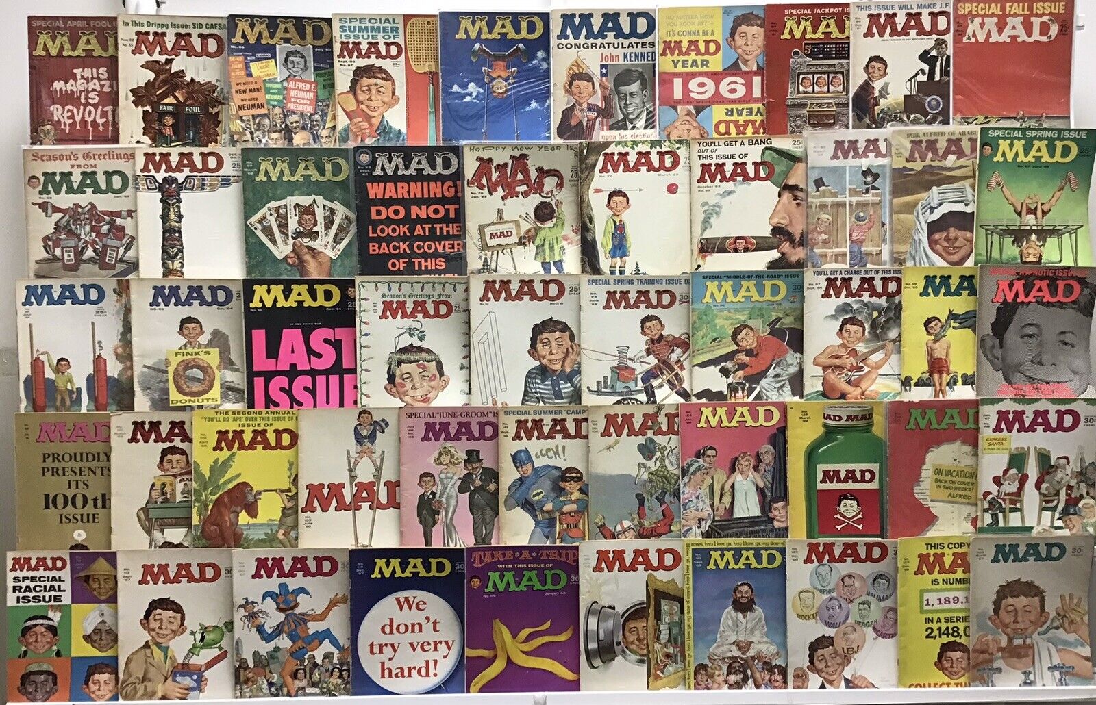 MAD Magazine - 1960’s - Lot Of 51