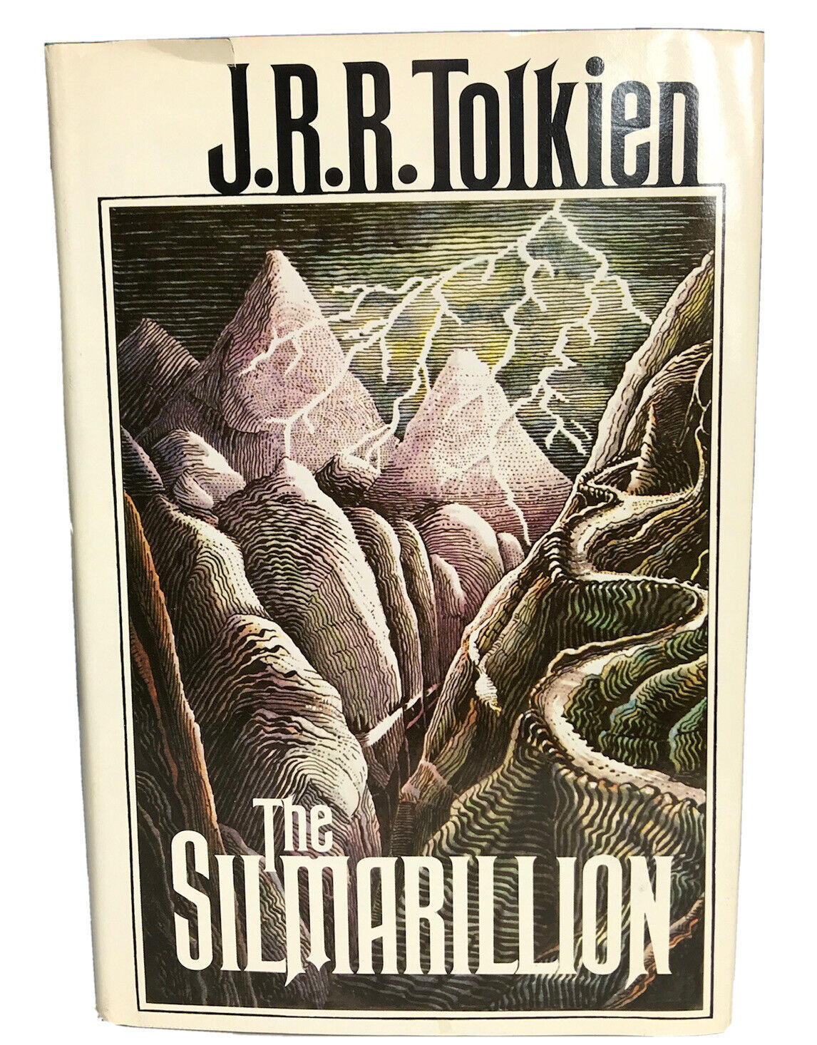 The Silmarillion J. R. R. Tolkien (1977, Hardcover) 1st American Edition w/ Map