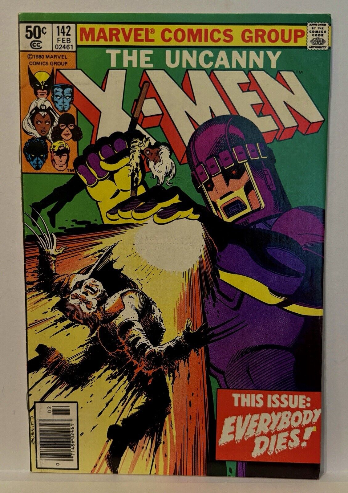 The Uncanny X-Men #142 Days Of Future Past, Feb 1981, 6.5 to 7.5 (FN+ to VF-)