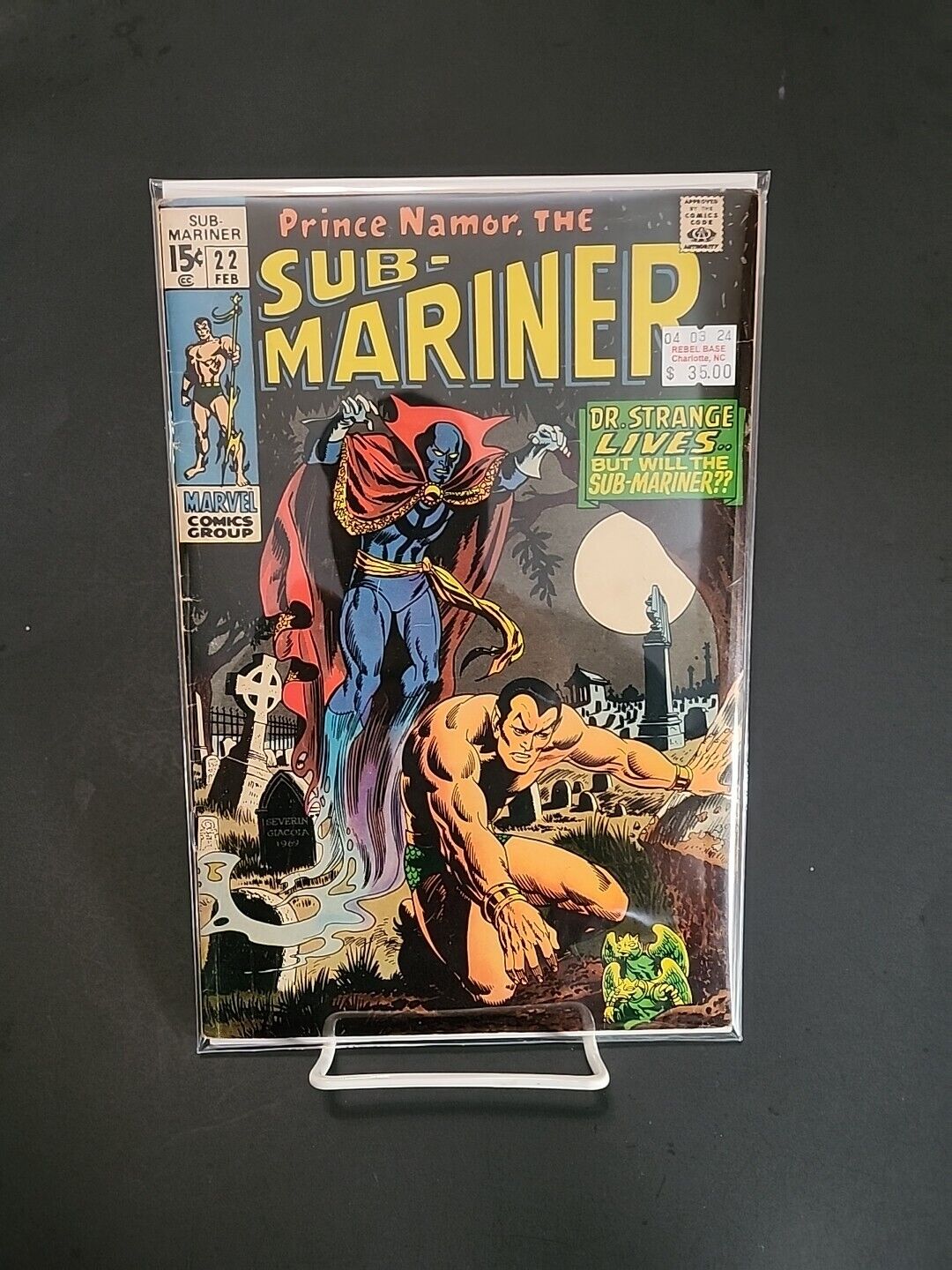 Prince Namor: The Sub-Mariner #22 (Marvel 1970) 1st App of The Nameless One
