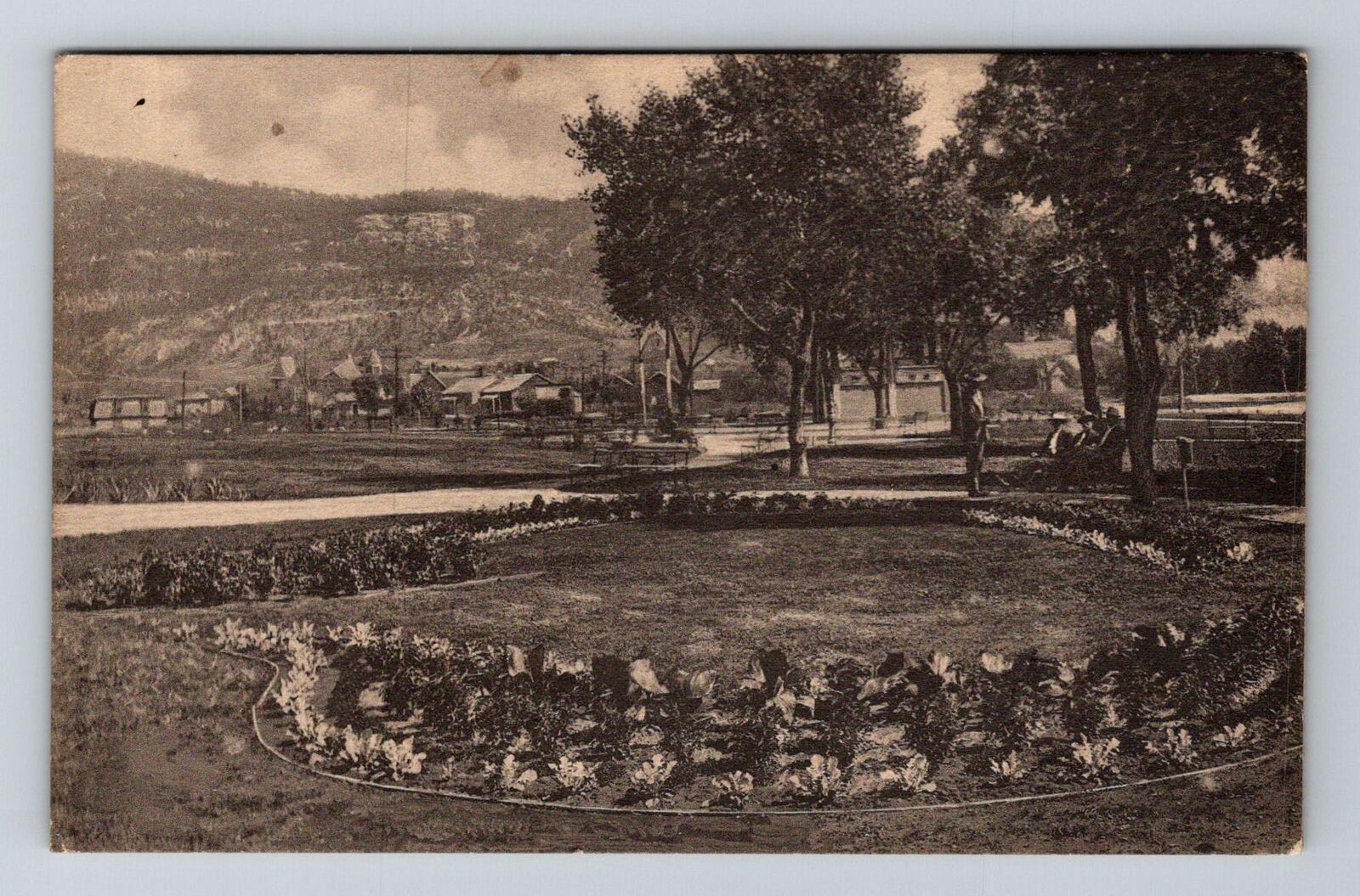 Raton NM-New Mexico, Ripley Park, Vintage Postcard
