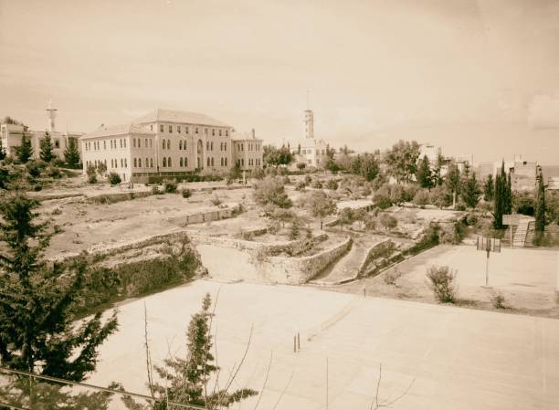 Beirut, Junior Girls' College, administrative building, north side- Old Photo 1