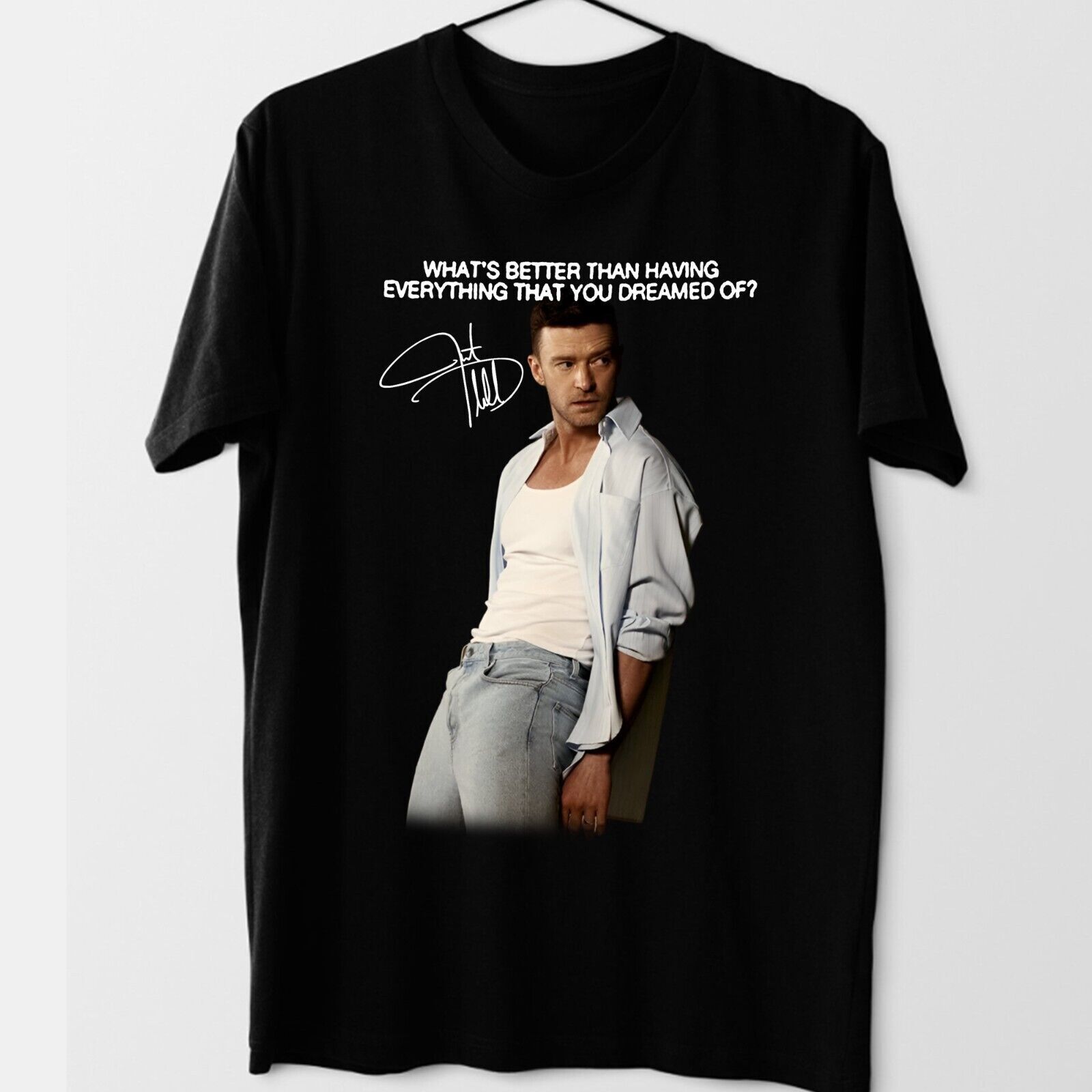 New Rare Justin Timberlake Album Short Sleeve Unisex S-5XL Shirt P1834