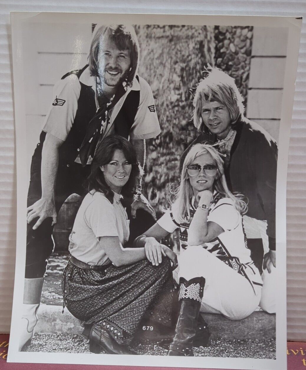 Vintage ABBA 8x10 Promo Photo B25