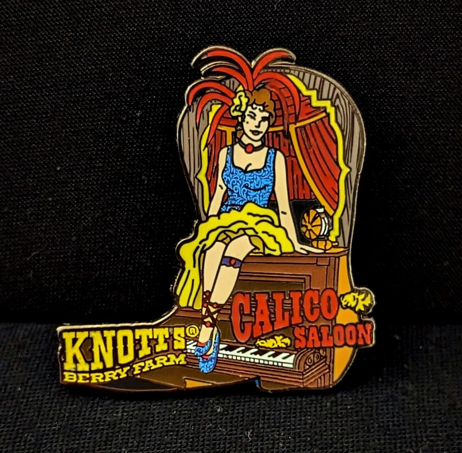 2023 Knott's Berry Farm Mystery Boot Series Calico Saloon Pin