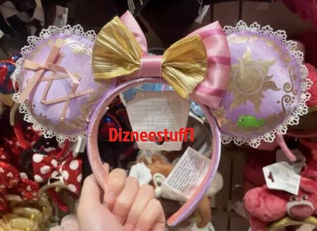 Disney Parks 2024 Tangled Rapunzel Princess Mickey Minnie Ear Headband USA
