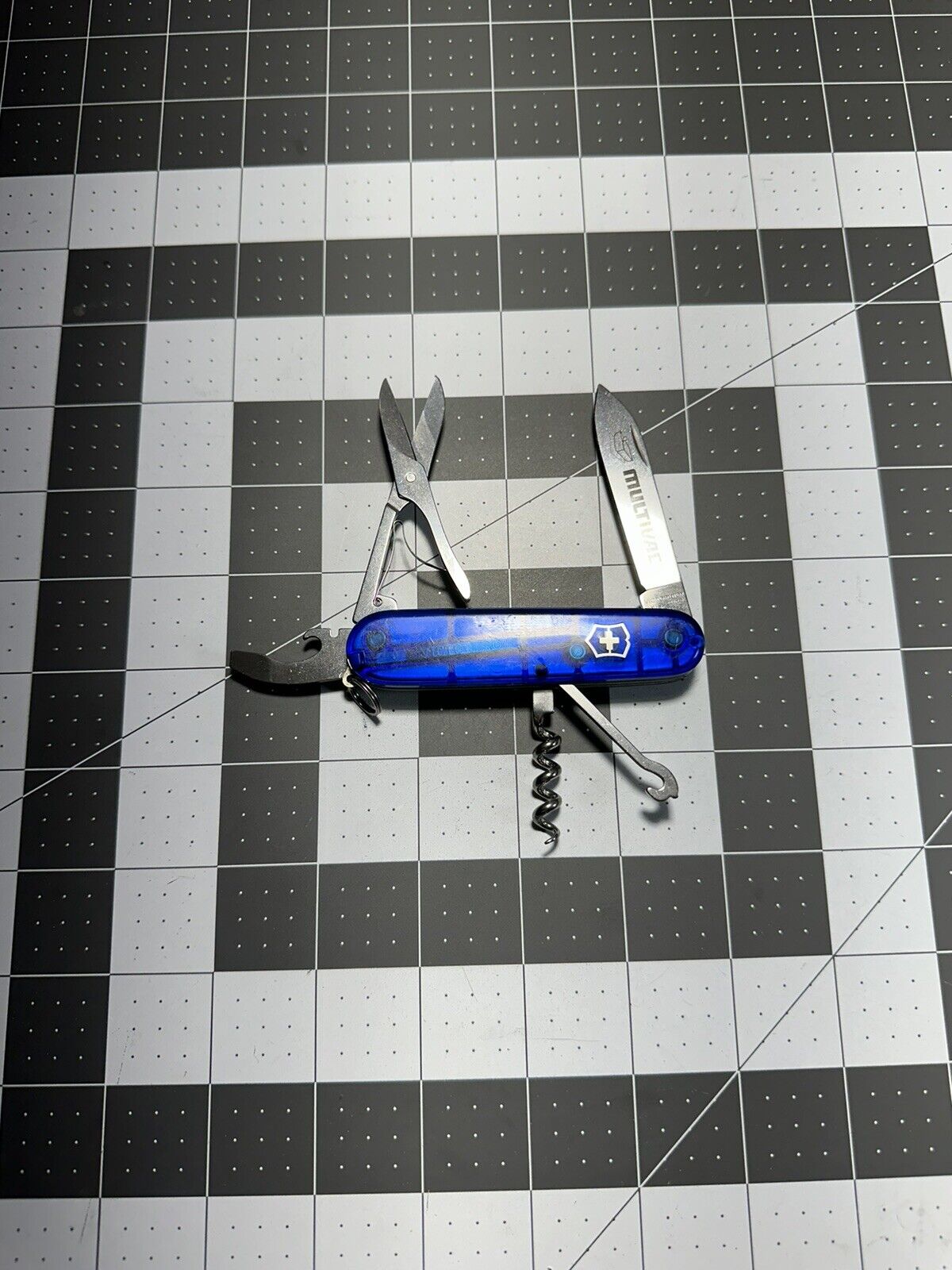 Victorinox Compact Pen Plus Swiss Army Folding Pocket Knife 91MM Blue - 7146