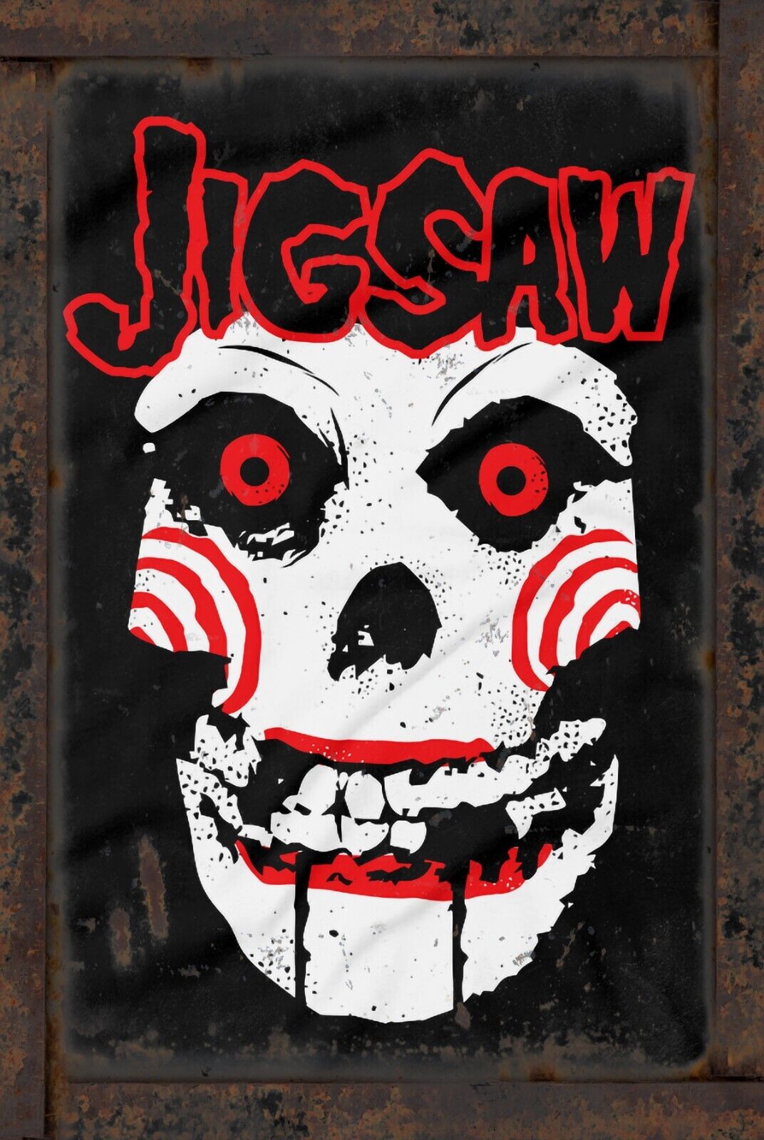 Jigsaw Saw (2004) 8x12 Rustic Vintage Style Tin Sign Metal Poster