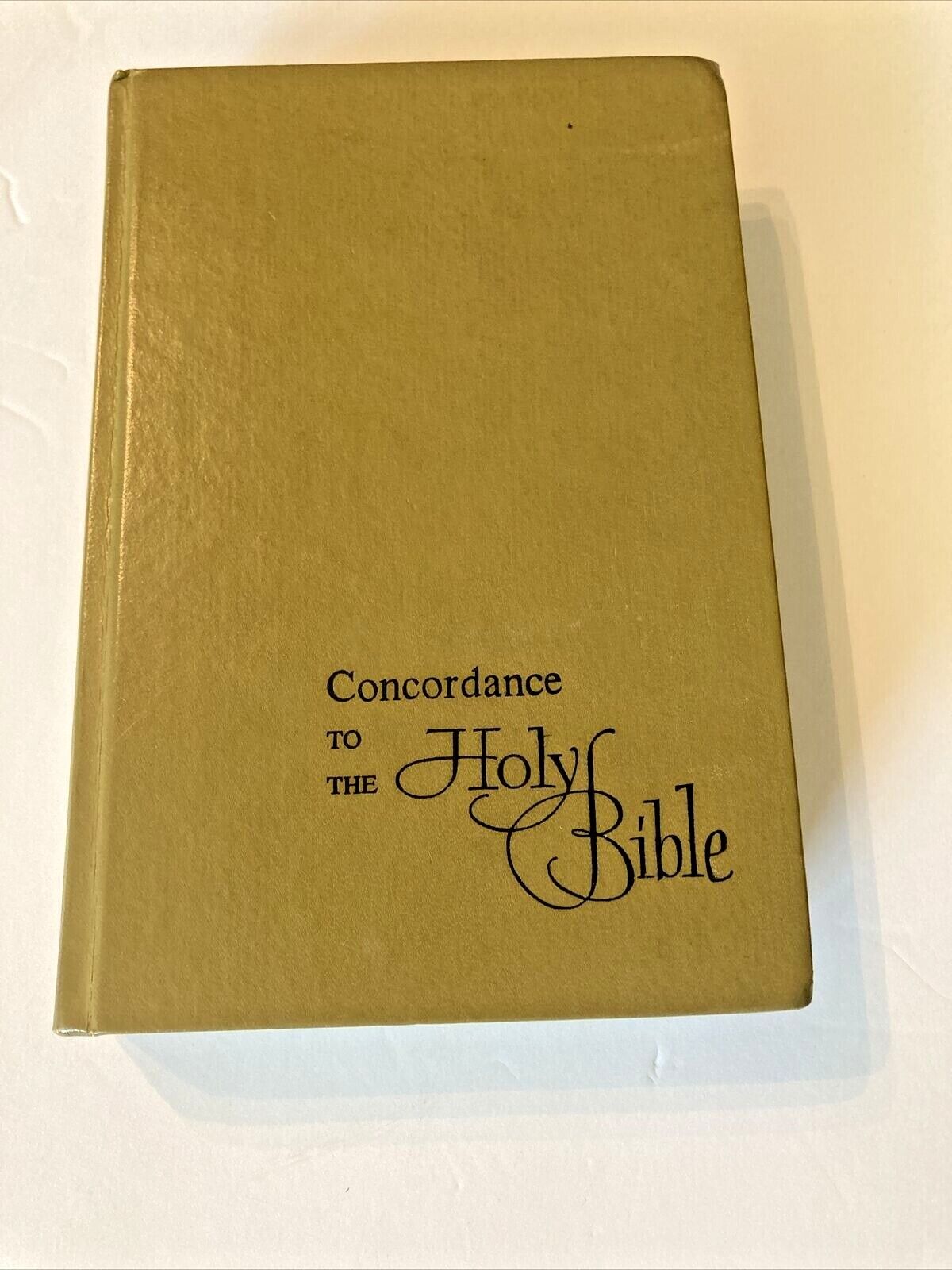 Concordance to the Holy Bible, KJV Hardcover 1960 American Bible Society