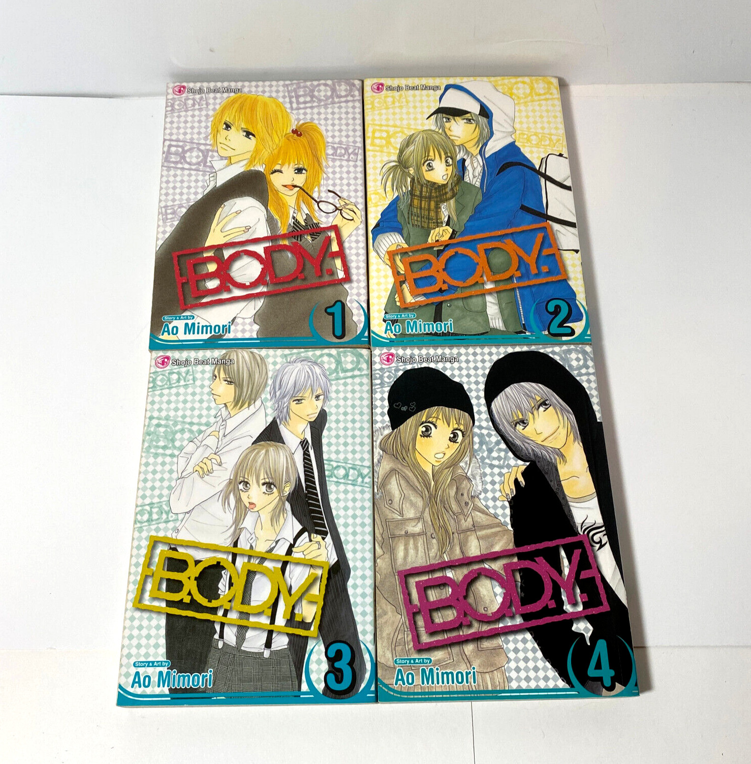 B.O.D.Y. Body Manga Set Lot Volumes 1 2 3 4 Ao Mimori 