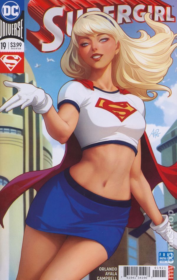 Supergirl 19B Lau Variant VF- 7.5 2018 Stock Image