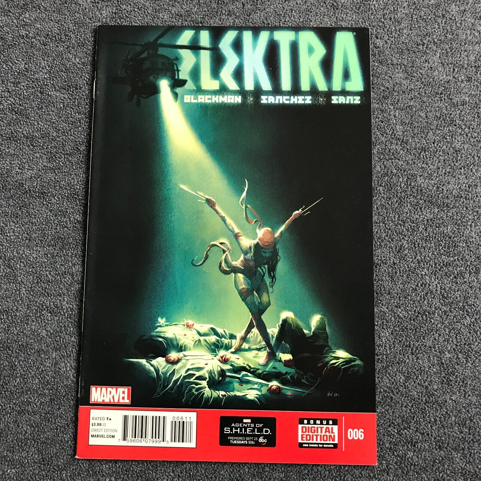 Elektra (Vol 3) # 6 VF Marvel Comics MODERN AGE Blackmen Sanchiz Sanz
