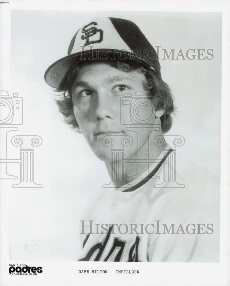 Press Photo San Diego Padres baseball player Dave Hilton - lrs27841