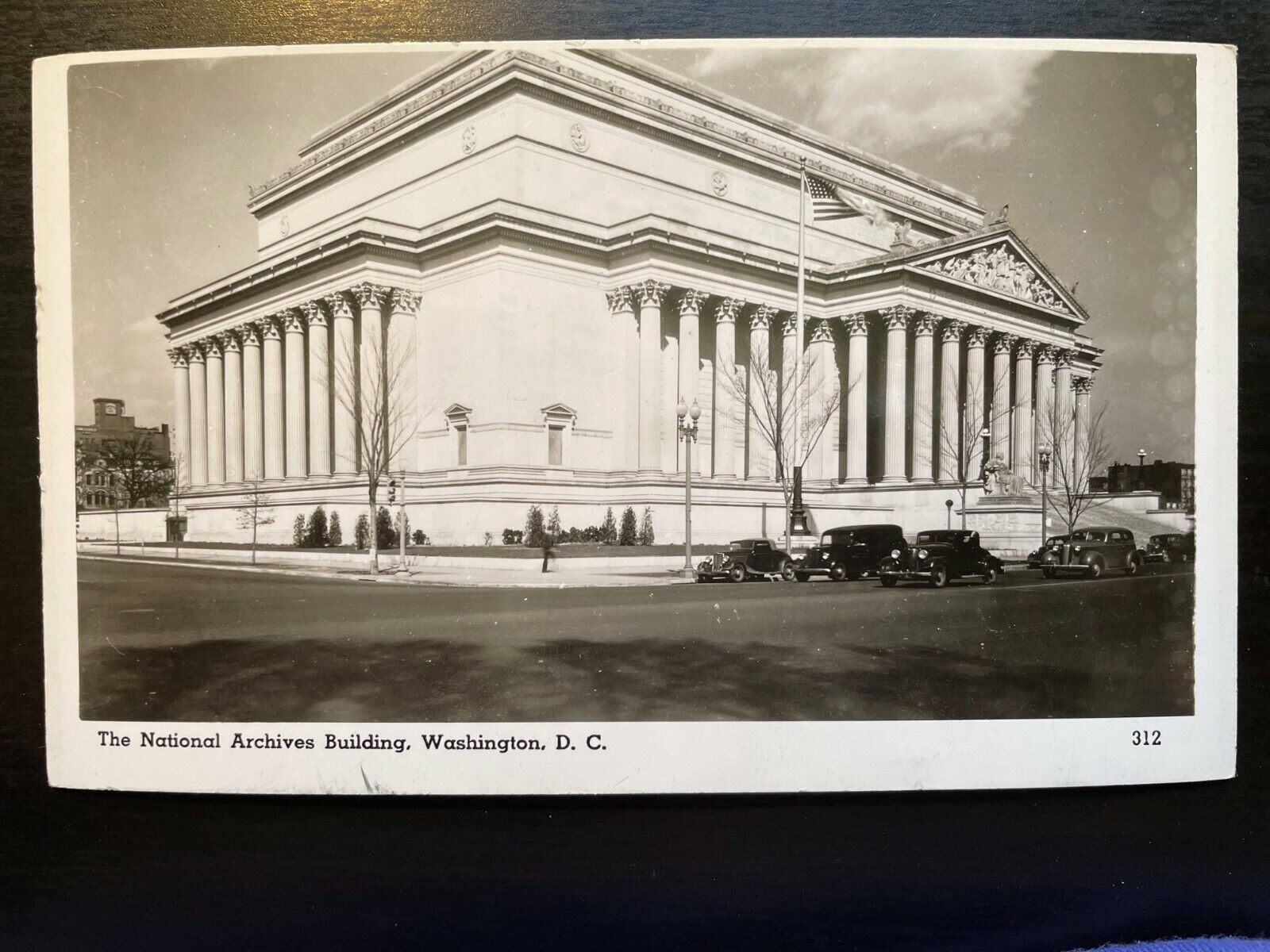 Vintage Postcard 1950\'s National Archives Building Washington DC