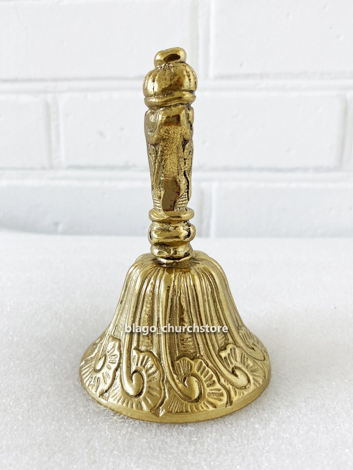 Traditional Handheld Church Bell Brass 1 Tone Manual Bell